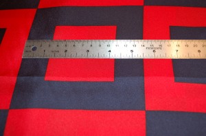 The ruler will help you get a feel for the size of the squares.  Click on the photo for a close-up view.