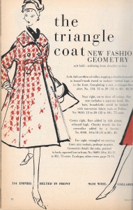 Dressmaker coats - triamgle coat #1